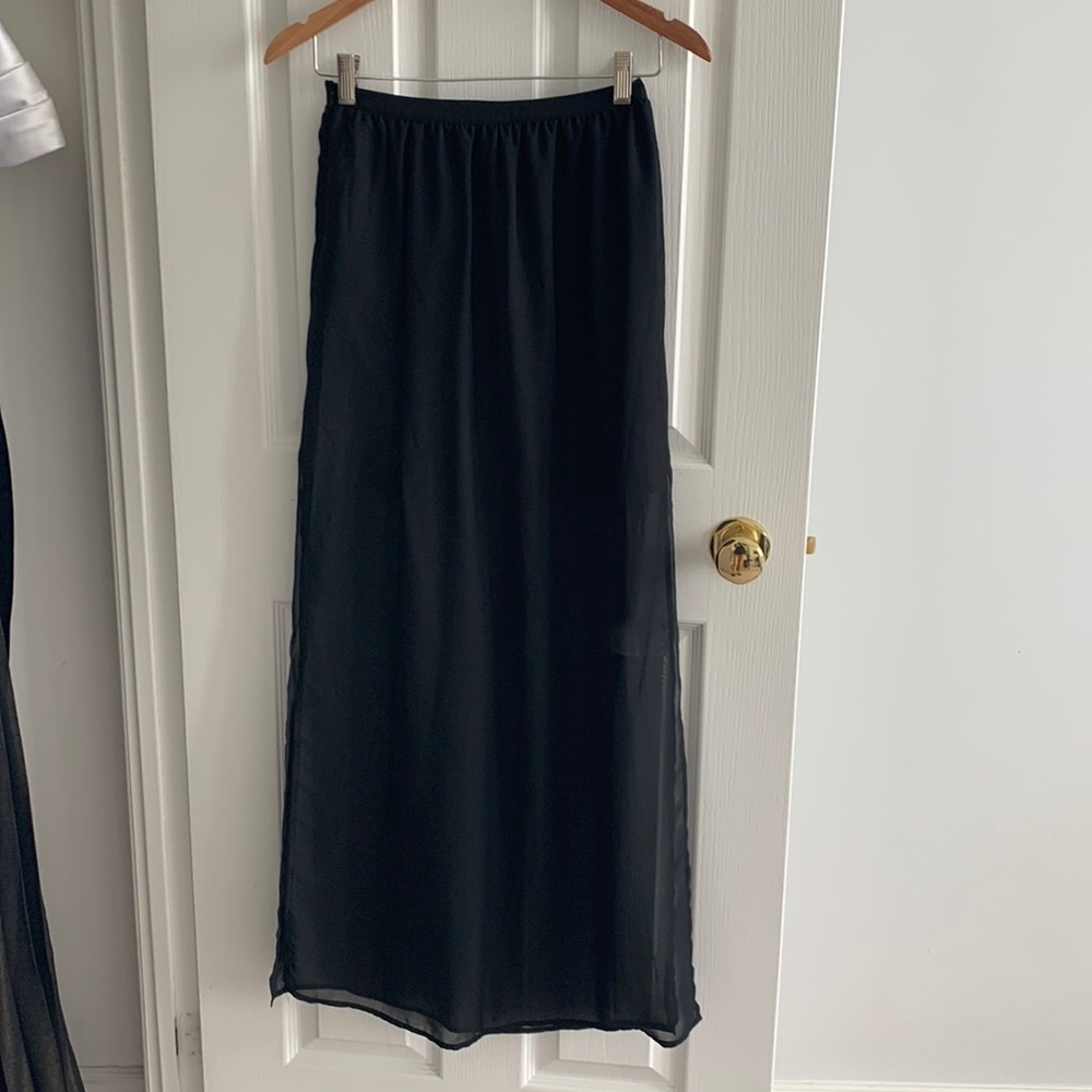 Dynamite Long Black Skirt